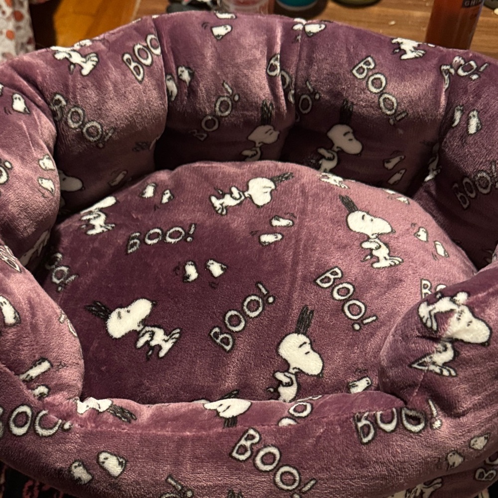 Peanuts snoopy Halloween themed limited edition cat bed